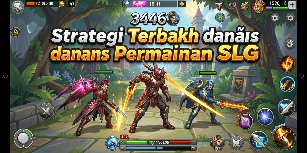 Menampilkan kawasan strategis dalam permainan SLG seru ini.
