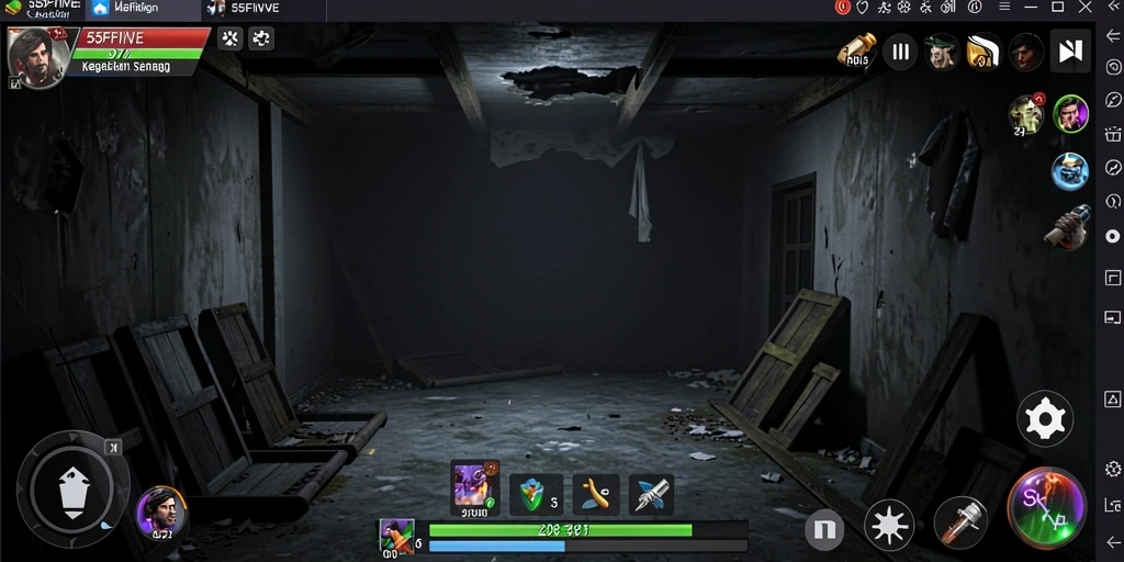Gameplay mendebarkan penuh kengerian di 55FIVE.