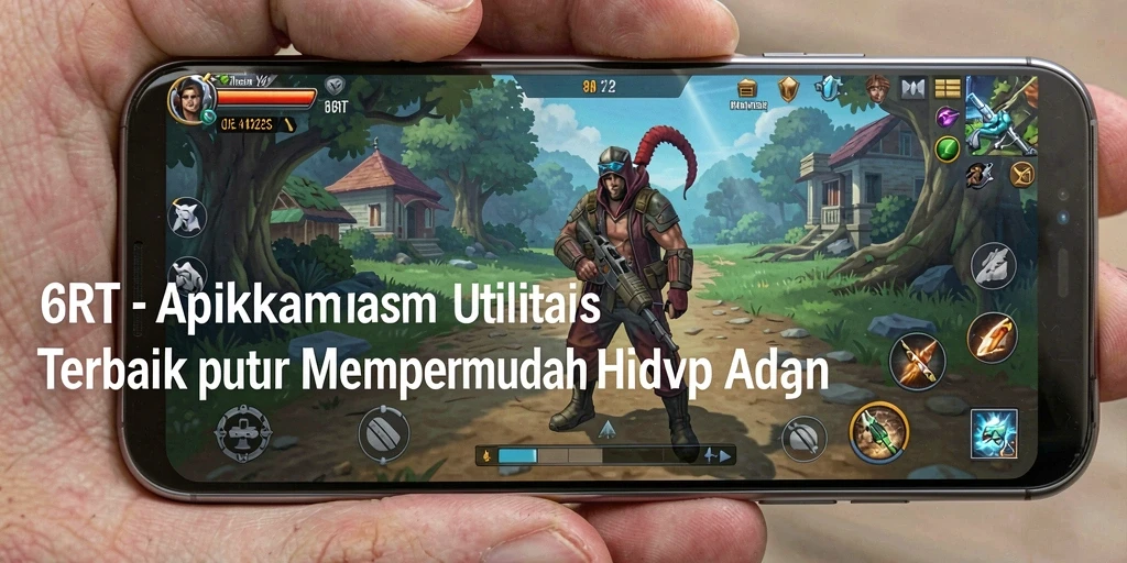 Tampilan antarmuka aplikasi Utility 6RT yang ramah pengguna.