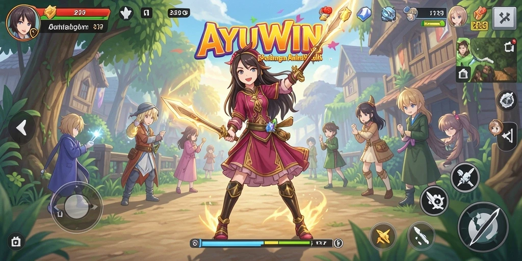 Gameplay AYUWIN yang memukau dalam petualangan Anime.
