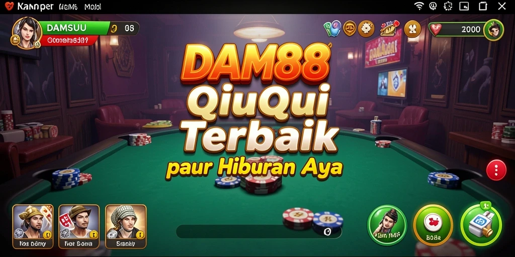 Screenshot gameplay QiuQiu yang seru di DAM88.