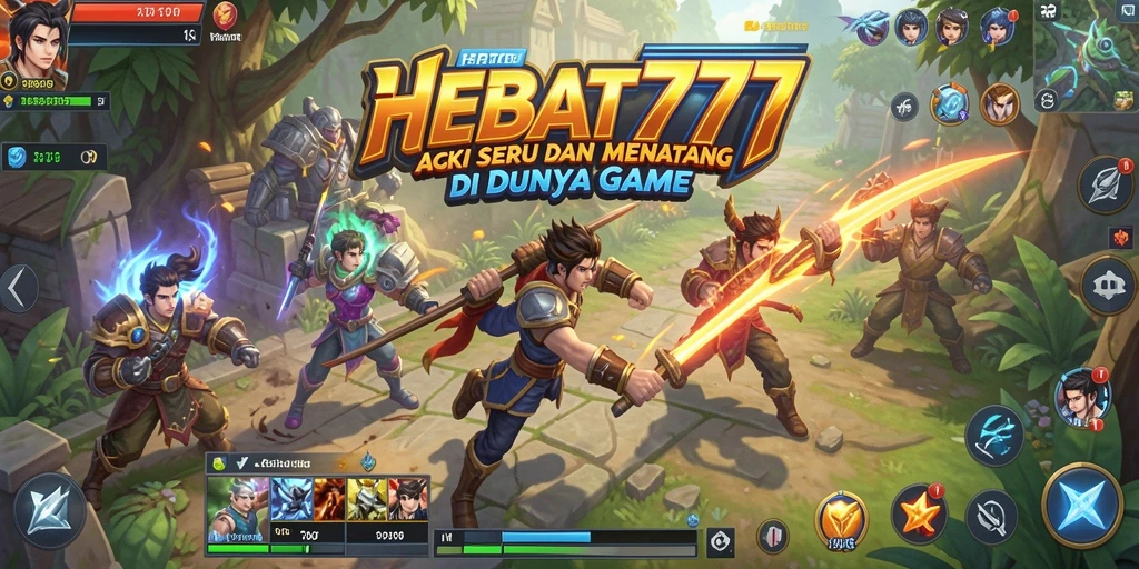 Tampilan gameplay HEBAT777 yang penuh aksi dan tantangan.