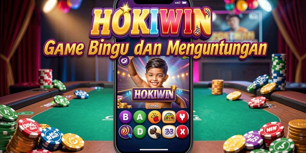Tampilan gameplay Bingo yang seru dan interaktif di HOKIWIN.