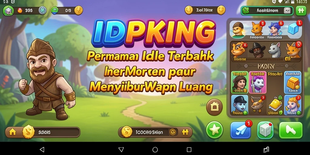 Tampilan utama gameplay IDPKING yang menarik dan mengasyikkan.