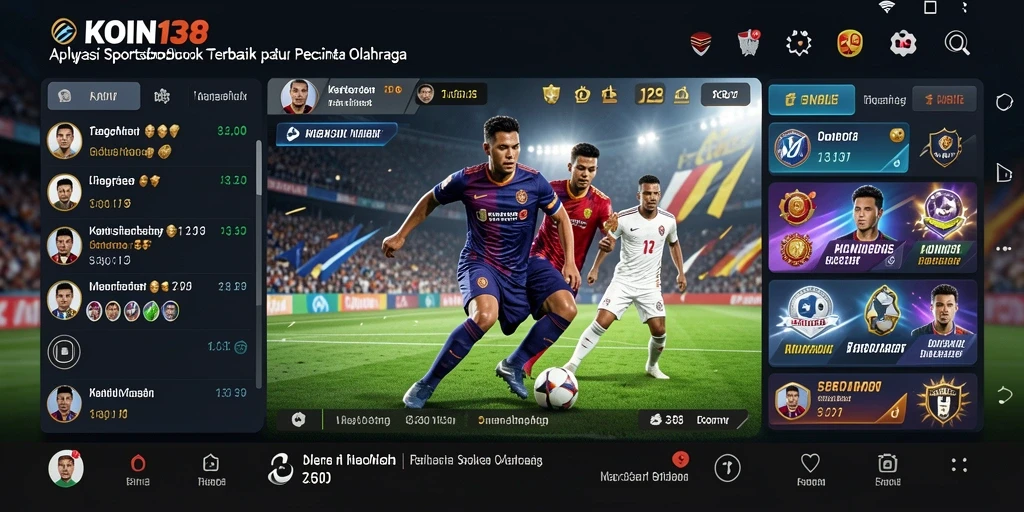 Tampilan gameplay menarik di aplikasi Sportsbook KOIN138.