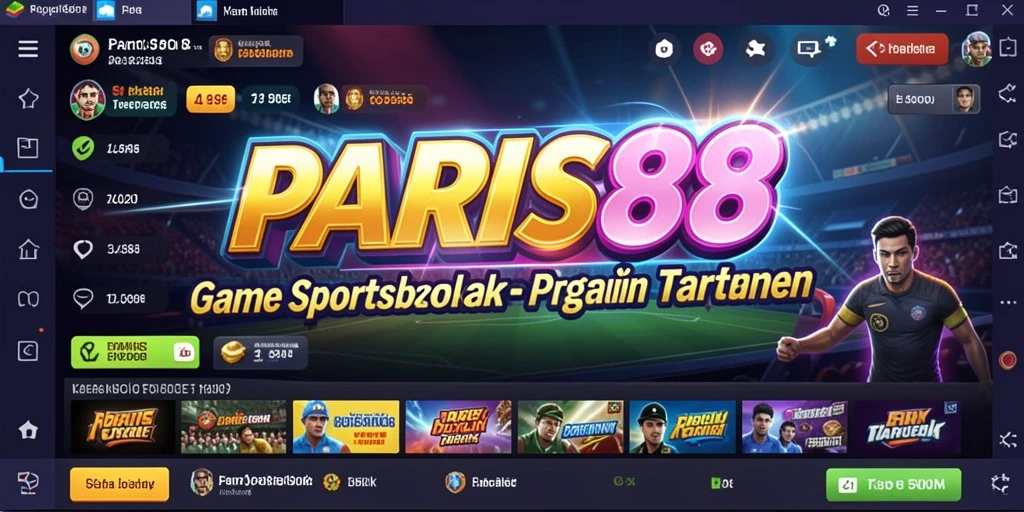 Tampilan menarik dari gameplay Sportsbook di PARIS88.