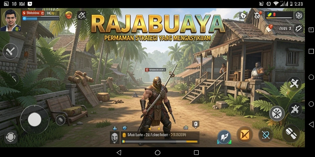 Tampilan menarik dari gameplay RAJABUAYA yang menantang.