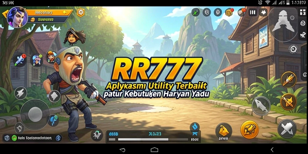 Tampilan antarmuka RR777 yang sederhana dan fungsional.