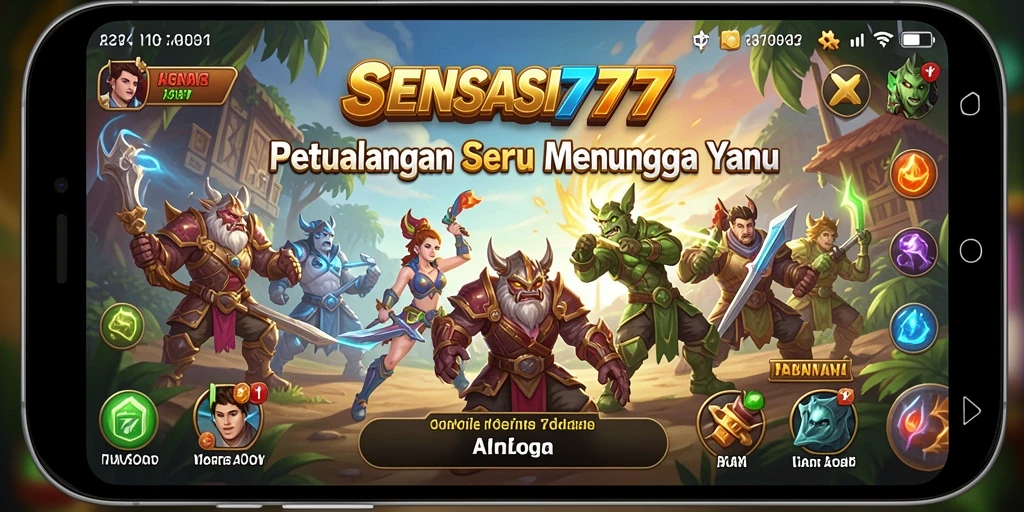 Tampilan gameplay seru dan mengesankan dari SENSASI777.