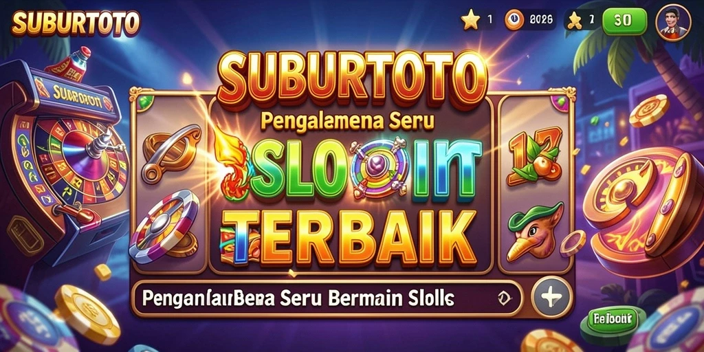 Tampilan gameplay SUBURTOTO yang menarik dan penuh warna.