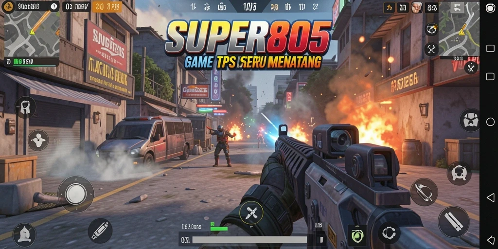 Tangkapan layar SUPER805 menunjukkan aksi pertempuran TPS yang mendebarkan.