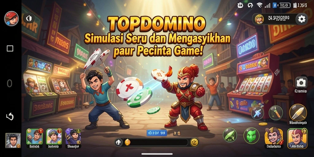 Gameplay seru dan interaktif dari TOPDOMINO yang memikat pemain.